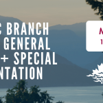 May 21, 2026: BC Branch: AGM + Special Speaker