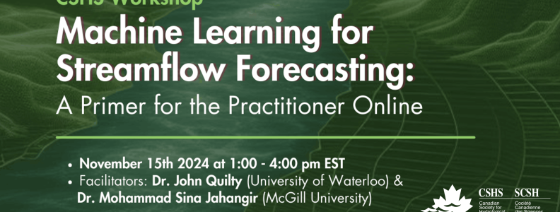 Nov 15, 2024: MACHINE LEARNING FOR STREAMFLOW FORECASTING: A PRIMER FOR ...